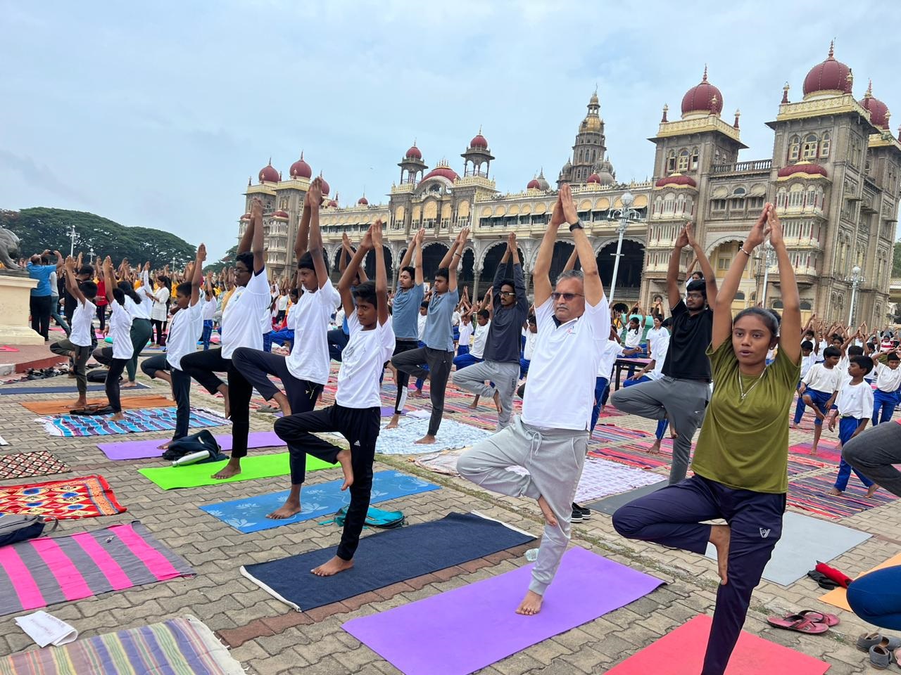 Preparations for International Yoga Day event gather pace in Mysuru -  International Day of Yoga Mysuru