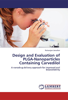 Design and Evaluation of PLGA-Nanoparticles Containing Carvedilol